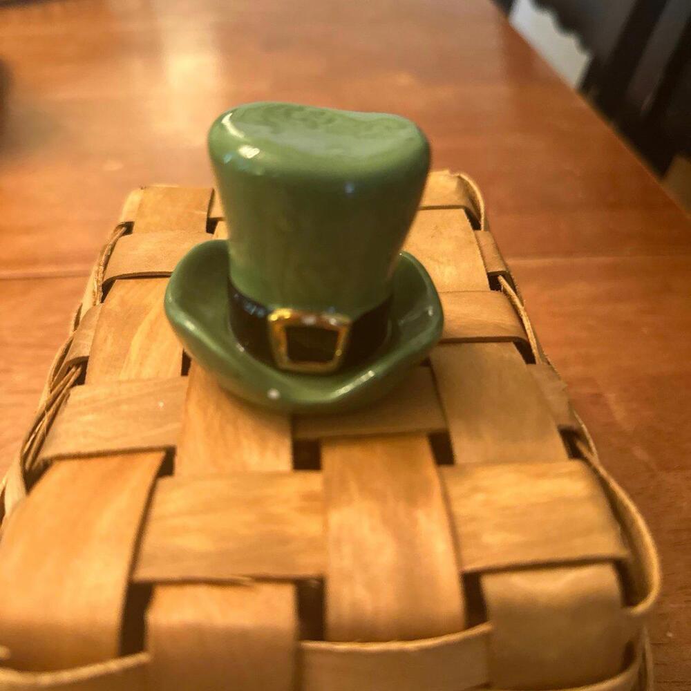 RARE Nora Fleming St Patty’s Day Leprechaun Hat Embossed